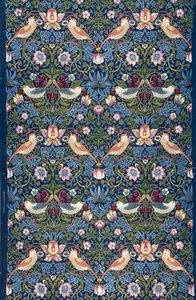 Zloděj jahod. Dekorativní látka, 1883. od William Morris