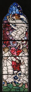 Nanebevstoupení Páně, 1881 (vitráže) od William Morris
