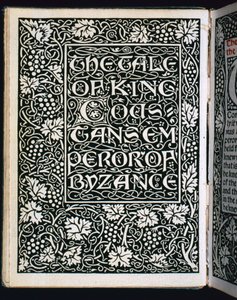 Titulní strana z Příběhu císaře, 1894 od William Morris