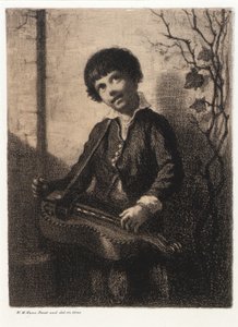 Hurdy-Gurdy Boy od William Morris Hunt