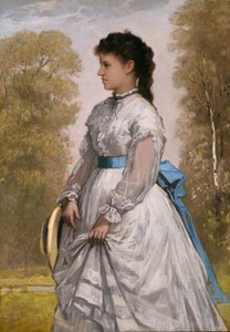 Portrét Agnes Elizabeth Claflin, 1873. od William Morris Hunt