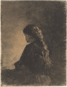 Sedící dívka