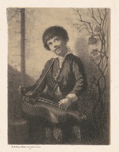 Hurdy-Gurdy Boy od William Morris Hunt
