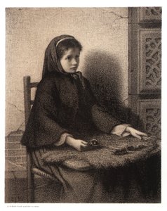 Fialová dívka
