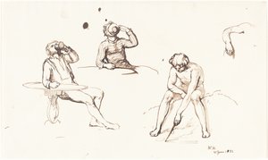 Figurové studie od William Mulready