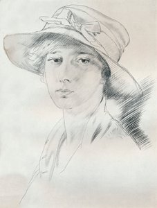 Portrétní studie tužkou, 20. století 1932