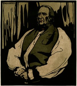 Dr Temple, arcibiskup z Canterbury, kolem roku 1898 (chromolitho) od William Nicholson