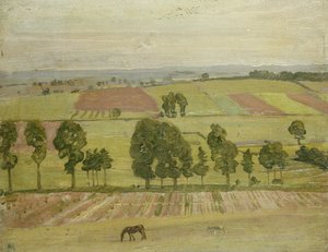 Glastonburská pláň od William Nicholson