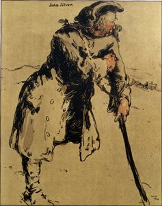 John Silver, ilustrace z 