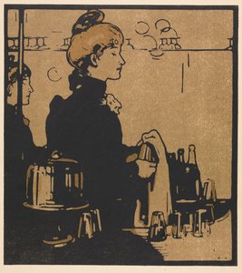 Londýn Typy: Barmanka od William Nicholson