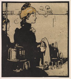 Londýn Typy: Barmanka od William Nicholson