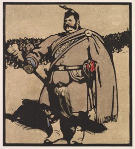 Londýn Typy: Drum-Major od William Nicholson