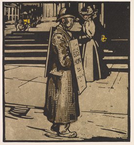 Londýn Typy: Sandwich-Man od William Nicholson