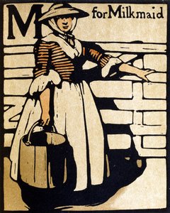 M jako Milkmaid, ilustrace z 