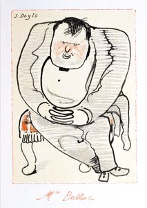 Pan Belloc, ilustrace z „The Winter Owl“, vydané nakladatelstvím Cecil Palmer, Londýn od William Nicholson