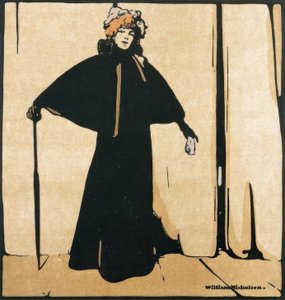 Portrét Sarah Bernhardt od William Nicholson