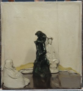 Sošky a Rodin Bronz od William Nicholson