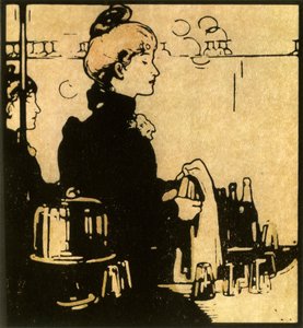 Barmanka, 1888, 1946. od William Nicholson