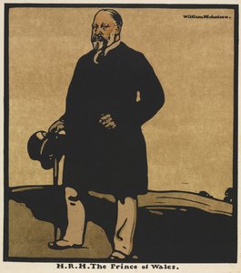 Dvanáct portrétů: H.R.H. Princ z Walesu od William Nicholson