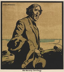 Dvanáct portrétů: Sir Henry Irving od William Nicholson