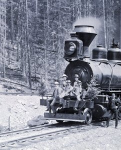 Kanadští železniční průkopníci, cca 1890 – foto Nottman od William Notman