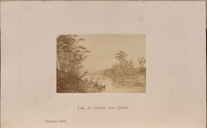 Jezero Saint Charles u Quebecu od William Notman