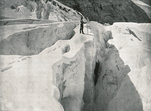 Skalnaté hory: Asulkanský ledovec, Hermit Range, Kanada, 1895.