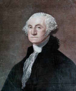George Washington, první prezident Spojených států, c1798 1912.