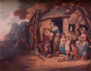 The Husbandmans - Sobotní večer: Návrat z práce, c1789