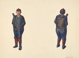 Banka mincí hráčů baseballu, c. 1938.