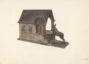 Toy Bank, c. 1940. od William O. Fletcher