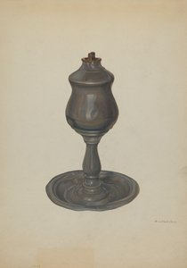 Velrybí olejová lampa, c. 1940.