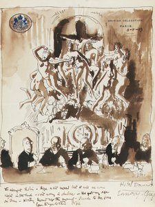 Na mírové konferenci v Paříži od William Orpen