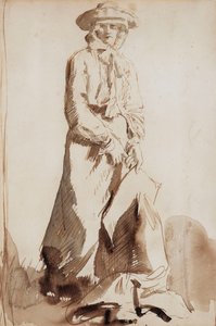 Portrét Grace, umělcovy manželky, od William Orpen