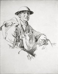 The Manchesters, Arras. "Jen ze zákopů poblíž Arrasu." Prošel bitvami Ypres a Somme nedotčen. Jít domů do Sheffieldu, abych se oženil. 