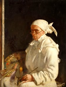 Malíř: Autoportrét s brýlemi, 1907 od William Orpen