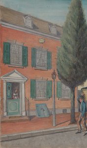 Čajový suchar a cihlový dům, 70. léta 19. století. od William P. Chappel
