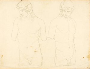Eros (Vatikán č. 250), dva pohledy od William Page