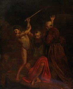 Mojžíš, Áron a Hur na hoře Horeb, 1857.