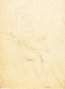 Sedící mužská postava od William Page