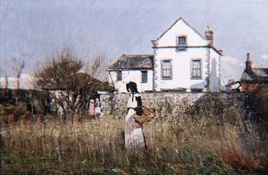 Krajina, Bílý dům, kolem roku 1880 (olej na plátně)