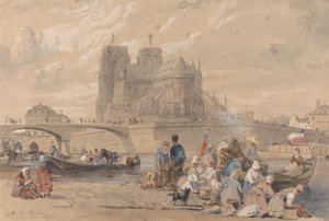 Notre-Dame, Paříž od William Parrott