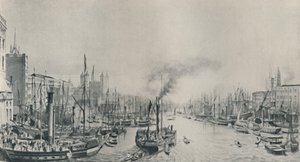 The Pool: Steamer Trips, 1841, 1920 od William Parrott