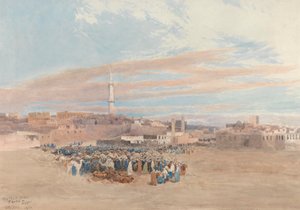 Tržiště, Tanta, Egypt od William Paton Burton