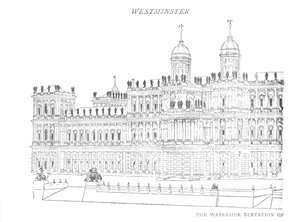 Návrh paláce Inigo Jonese u pobřeží, c1897 od William Patten