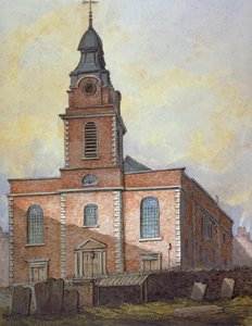 Kostel St John-at-Wapping, Londýn, c1815
