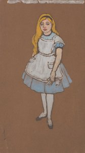 Alenka (kostýmy pro film Alenka v říši divů, 1915) od William Penhallow Henderson