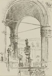 Loggia dei Lanzi od William Penhallow Henderson