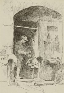 Železářský dělník od William Penhallow Henderson