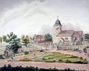 Starý kostel St Pancras, Londýn, 1761 od William Pennington
